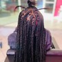 Large Boho Knotless Braids