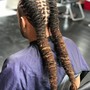 2 strand twist 1/2 head