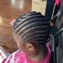 Kid's scalp Braids