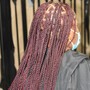 Small Knotless or Box Braids - Midback