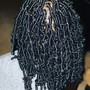 Half head loc maintenance/retwist