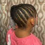 Kid's Braided ponytail (no weave)