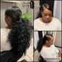 Sleek Bubble Ponytail