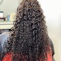 Shampoo and style (natural hair)