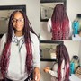 Medium Tribal/Fulani/Feed-ins+Half Sew-in