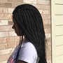 Large Knotless Braids