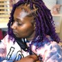 Butterfly locs Bob length