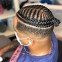 Male braids- Full head