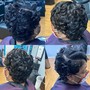 Wrap and Curl ( short hair)