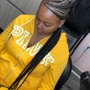 Stitch braids (natural hair no hair added)