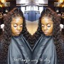 Frontal Sew In sewn down