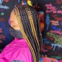 Small Tribal w/Smedium Box Braids-Waist Length