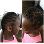 Kids Man Bun Retwist and style (10 and under)