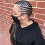 4 Feed In Cornrows