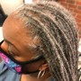 Loc Maintenance/PalmRoll and Style-Mid back to waist