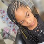 Kids medium Knotless Box Braids