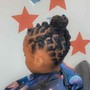 Kids jumbo swirl knotless style