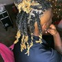 Dye dread tips