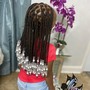 Natural hair style with beads