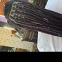 Large Knotless Box Braids