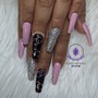 Blinged Out Acrylic Nails