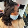 Wand Curls on Natural hair add on