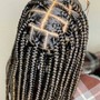 Medium Knotless braids