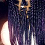 Medium Knotless braids