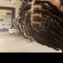 Butterfly locs. Back length.