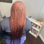 Small Knotless Box Braids