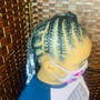 Kid's Braids(Weave added)