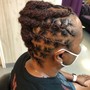 Feed In Braids w/Box Braids