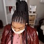 Small Boho knotless box Braids (short length)