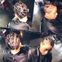 Micro Double Strand Starter Locs top (shaved sides)