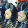 Traditional sewin /sew in with leave out