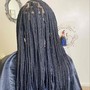 Small/medium knotless braids