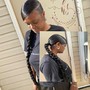 Small/medium knotless braids