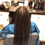 Medium Box Braids- Midback