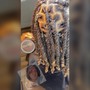 Retwist and 2 strands ear length