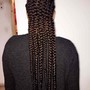 Knotless braids Smalll waist length