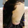 Weave installation with Lace Closure