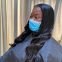 Weave installation with Lace Closure