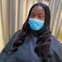 Weave installation with Lace Closure