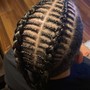 Two strand twists on natural hair