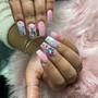 Sns with manicure