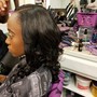 Kids Shampoo Blow dry  Silk press ,  and curl . There is an additional $25 fee for Detangling