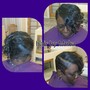 Kids Shampoo Blow dry  Silk press ,  and curl . There is an additional $25 fee for Detangling