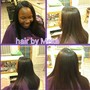 Kids Shampoo Blow dry  Silk press ,  and curl . There is an additional $25 fee for Detangling