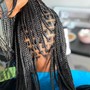 Small Knotless Braids Shoulder Length