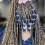 Small Knotless Braids Waist Length